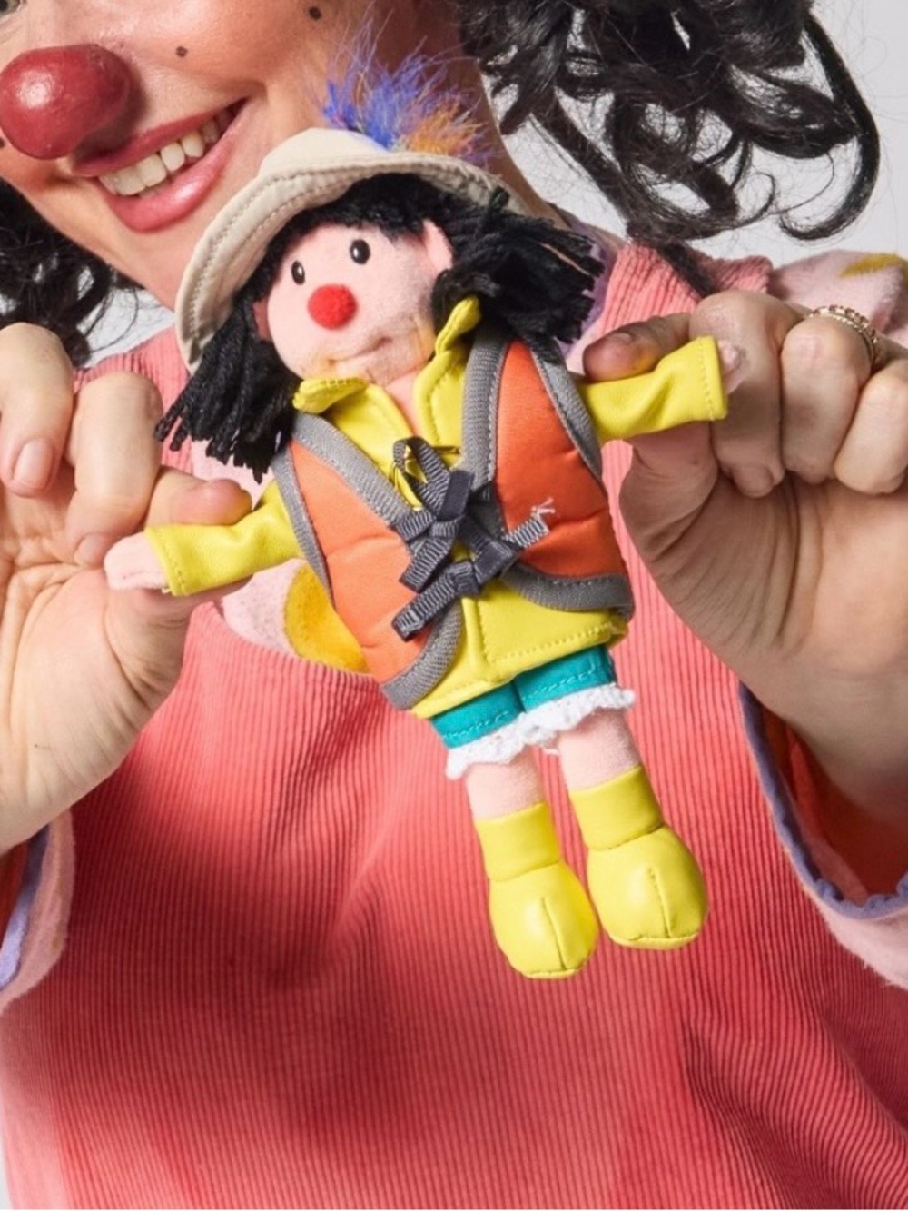 The Big Comfy Couch Molly Fisherman Bag Charm 6” Molly Dolly Plush Charm